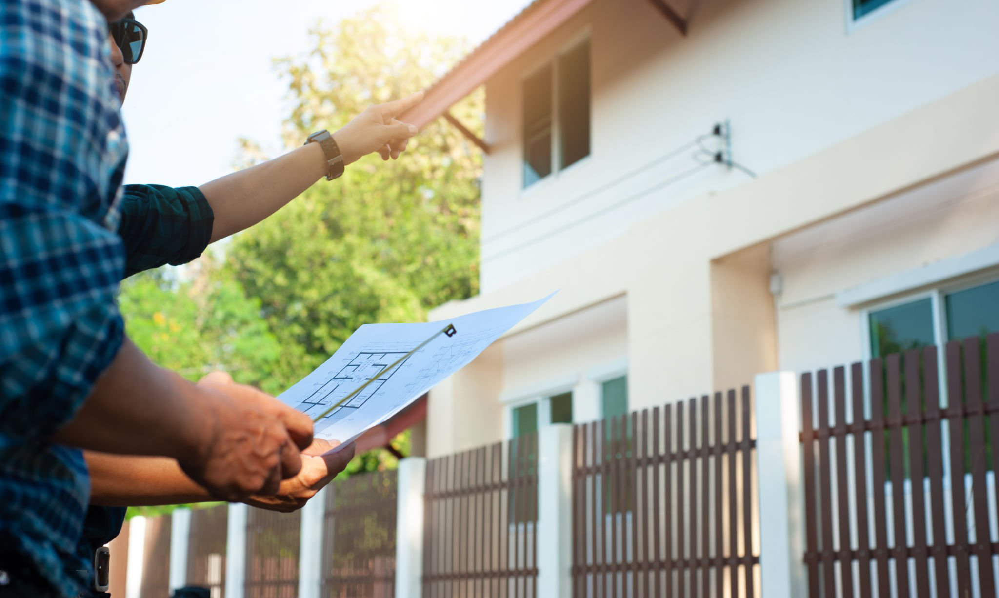 Roofing contractor New Jersey property inspection before planning exterior improvements