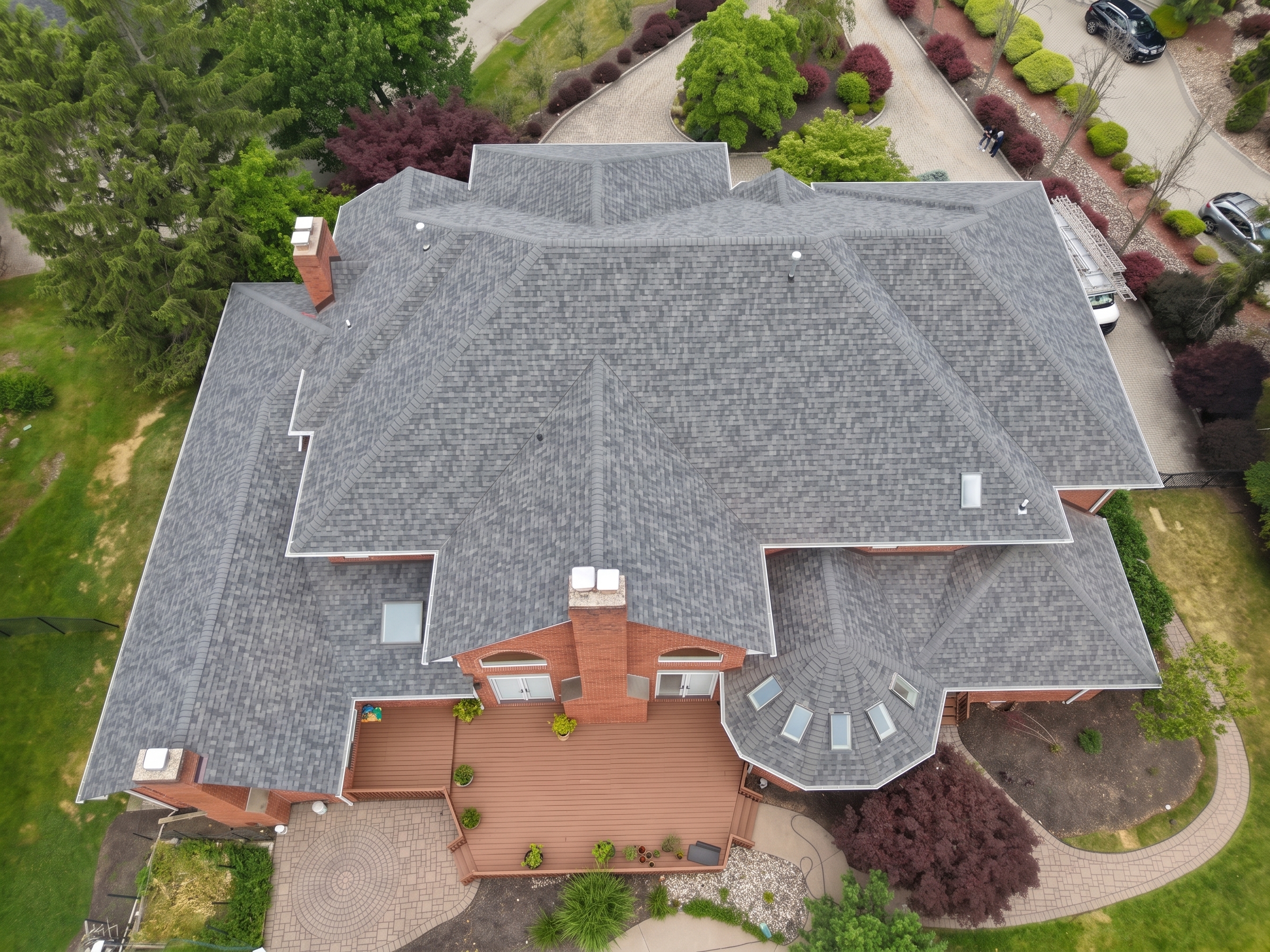 Roofing contractor New Jersey crew working on a residential roof