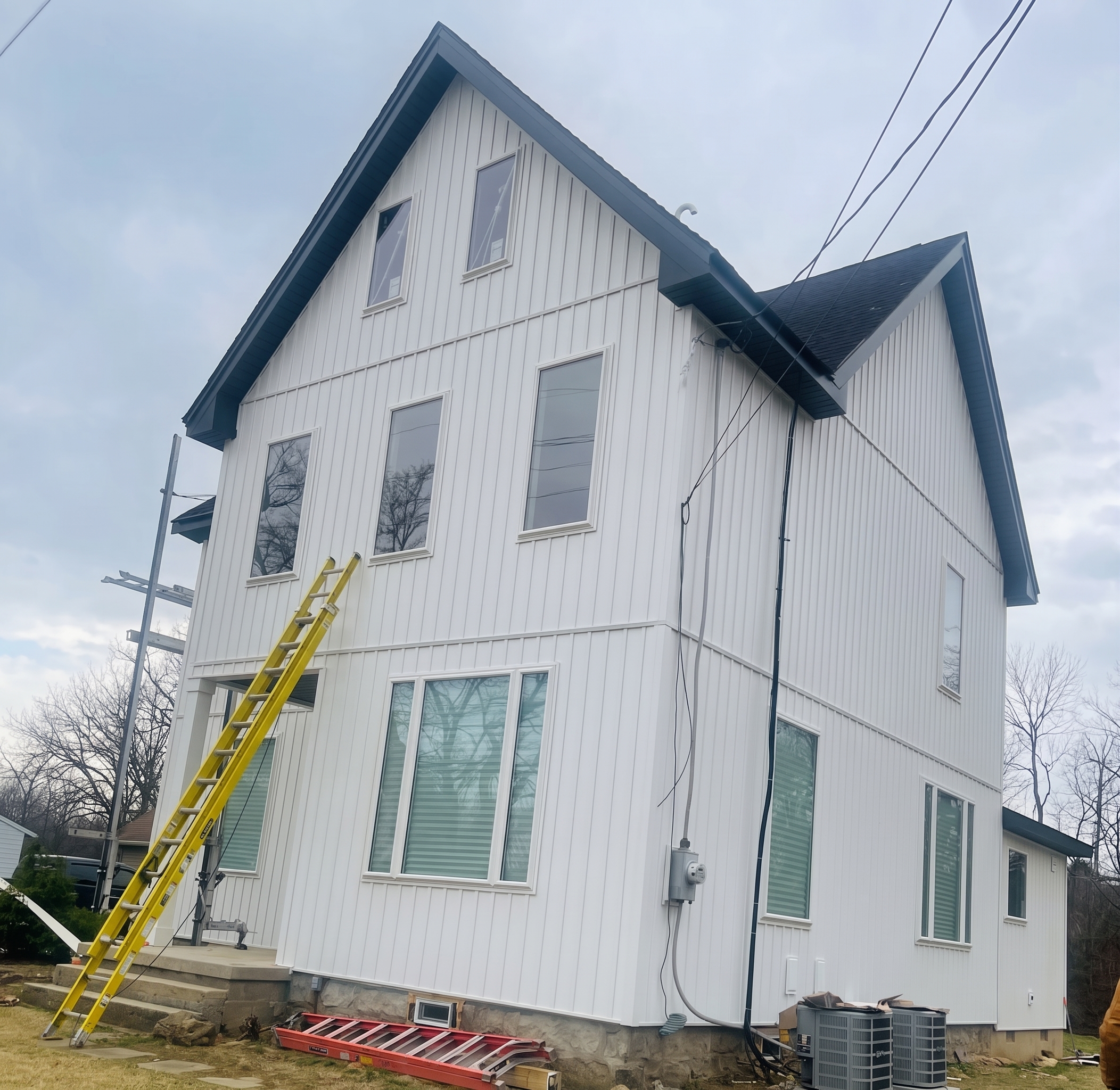 Siding installation project in New Jersey